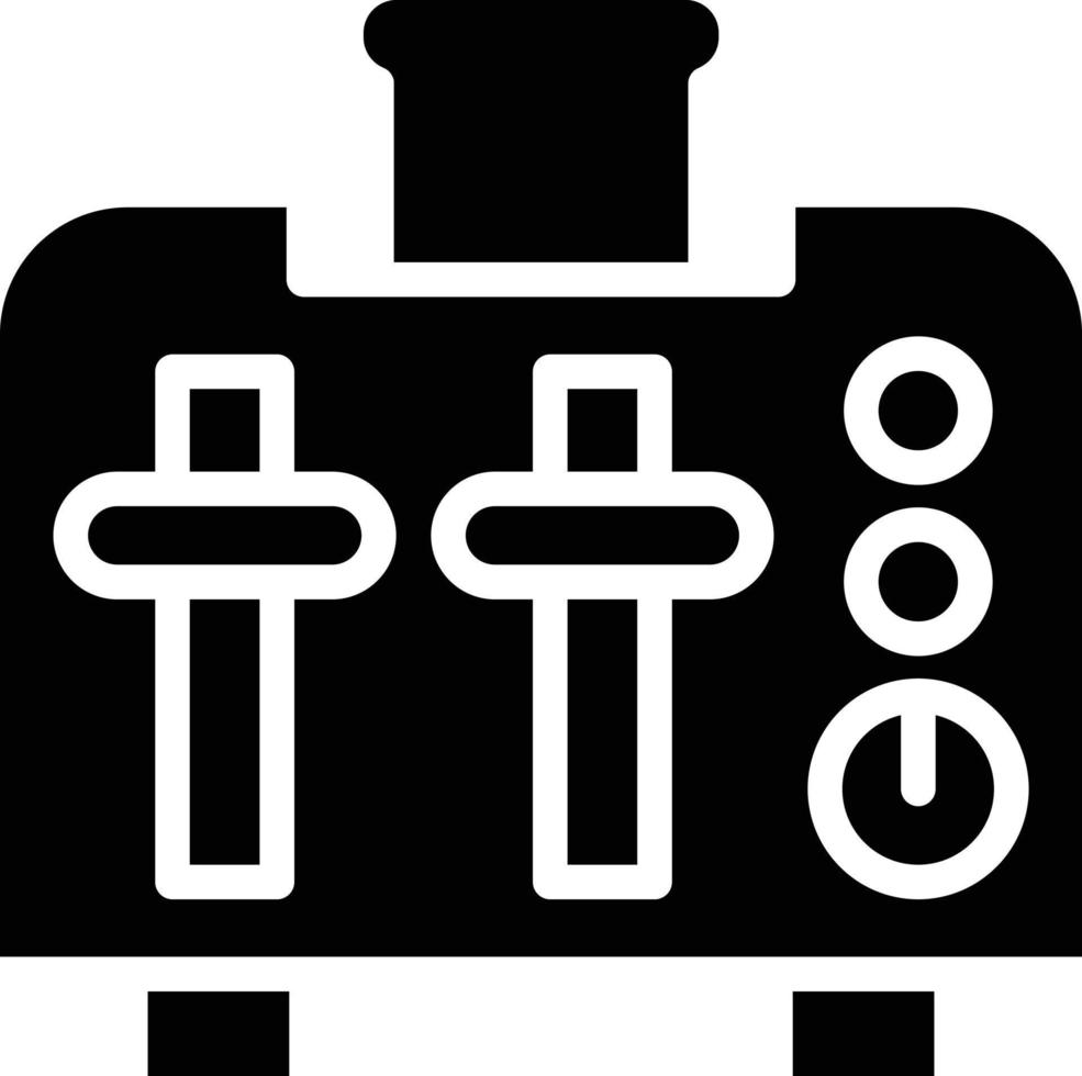 Toaster Vektor Symbol Stil