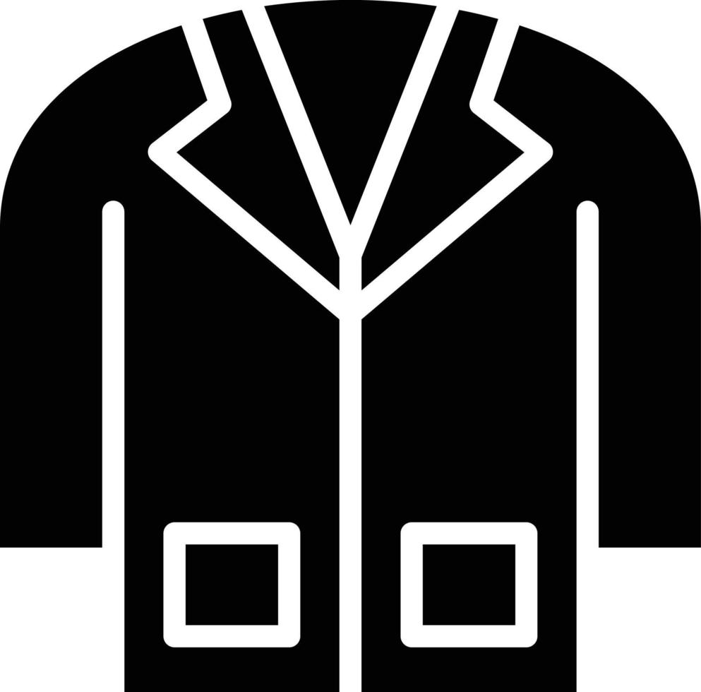 Labor Mantel Vektor Symbol Stil