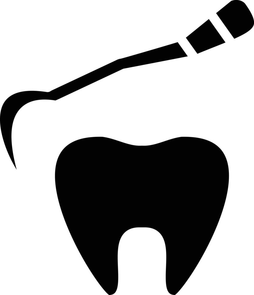 Zahn Skalierung Vektor Symbol Stil