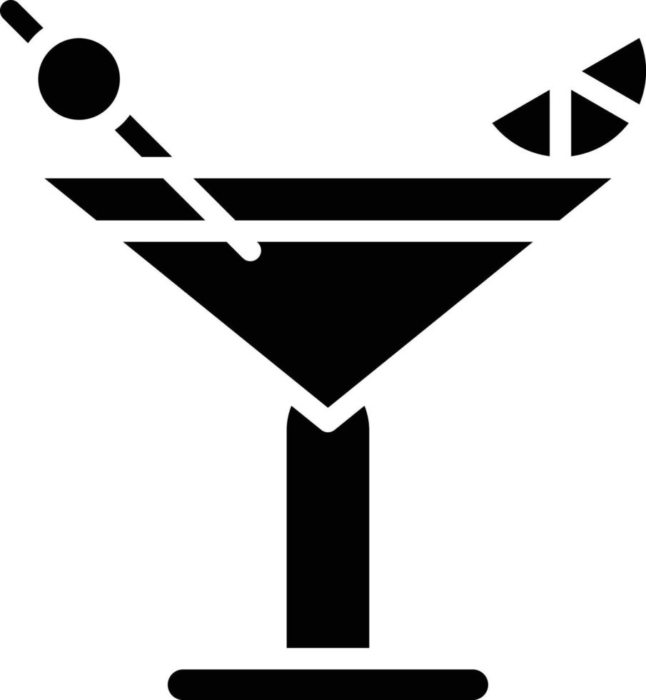 Cocktail Vektor Symbol Stil