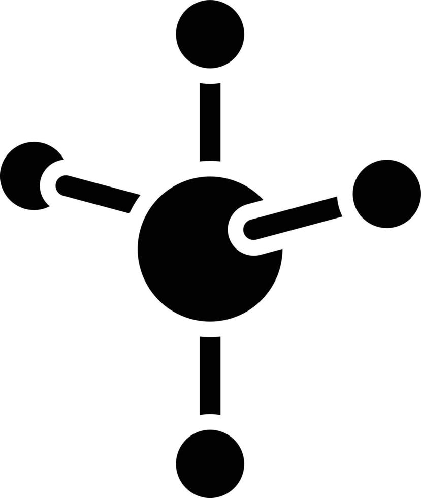 molekyl vektor ikon stil