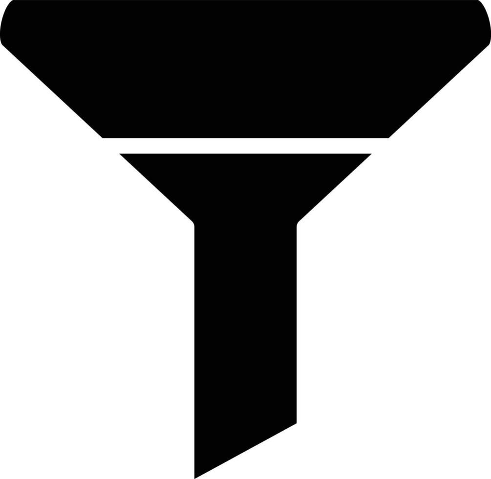 Trichter Vektor Symbol Stil