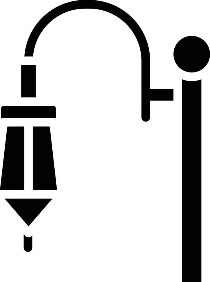 Straße Lampe Vektor Symbol Stil