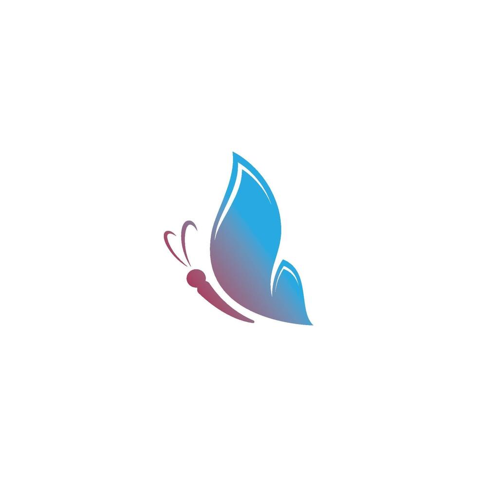 Schönheit Schmetterling Logo Vorlage Vektor Icon Design
