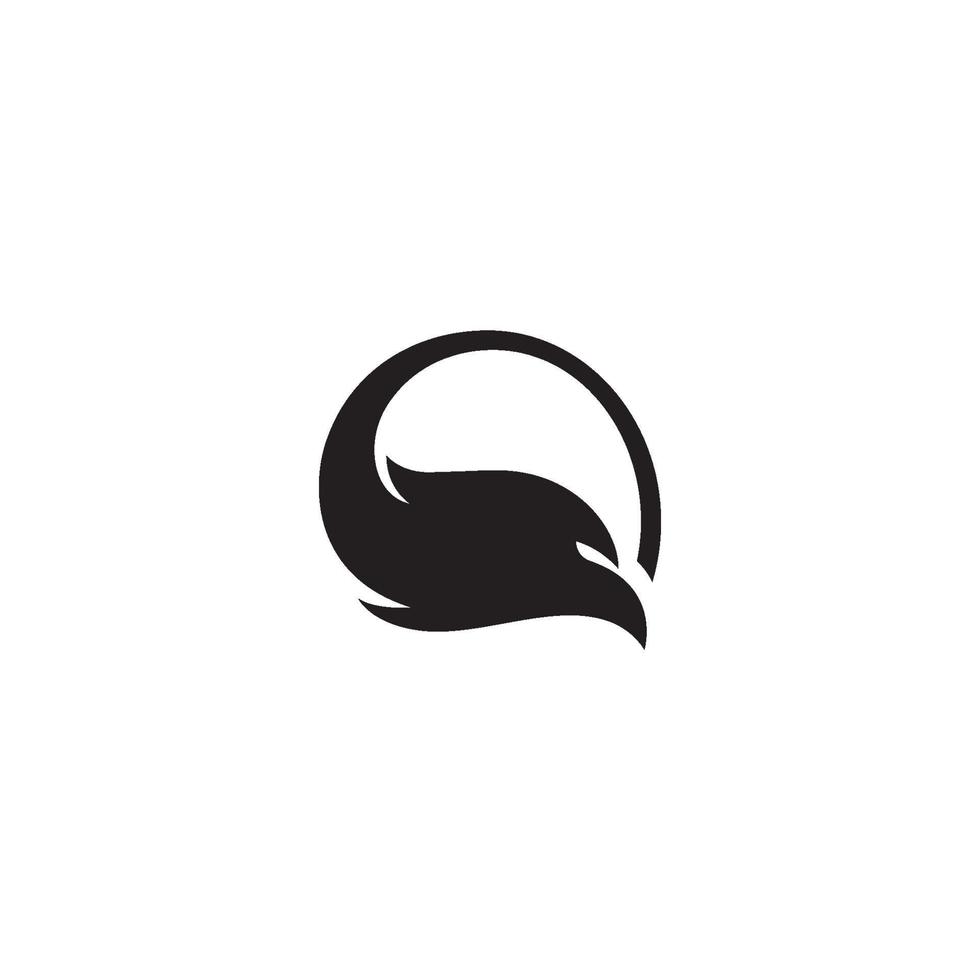 Falke Adler Vogel Logo Vorlage Vektor-Symbol vektor