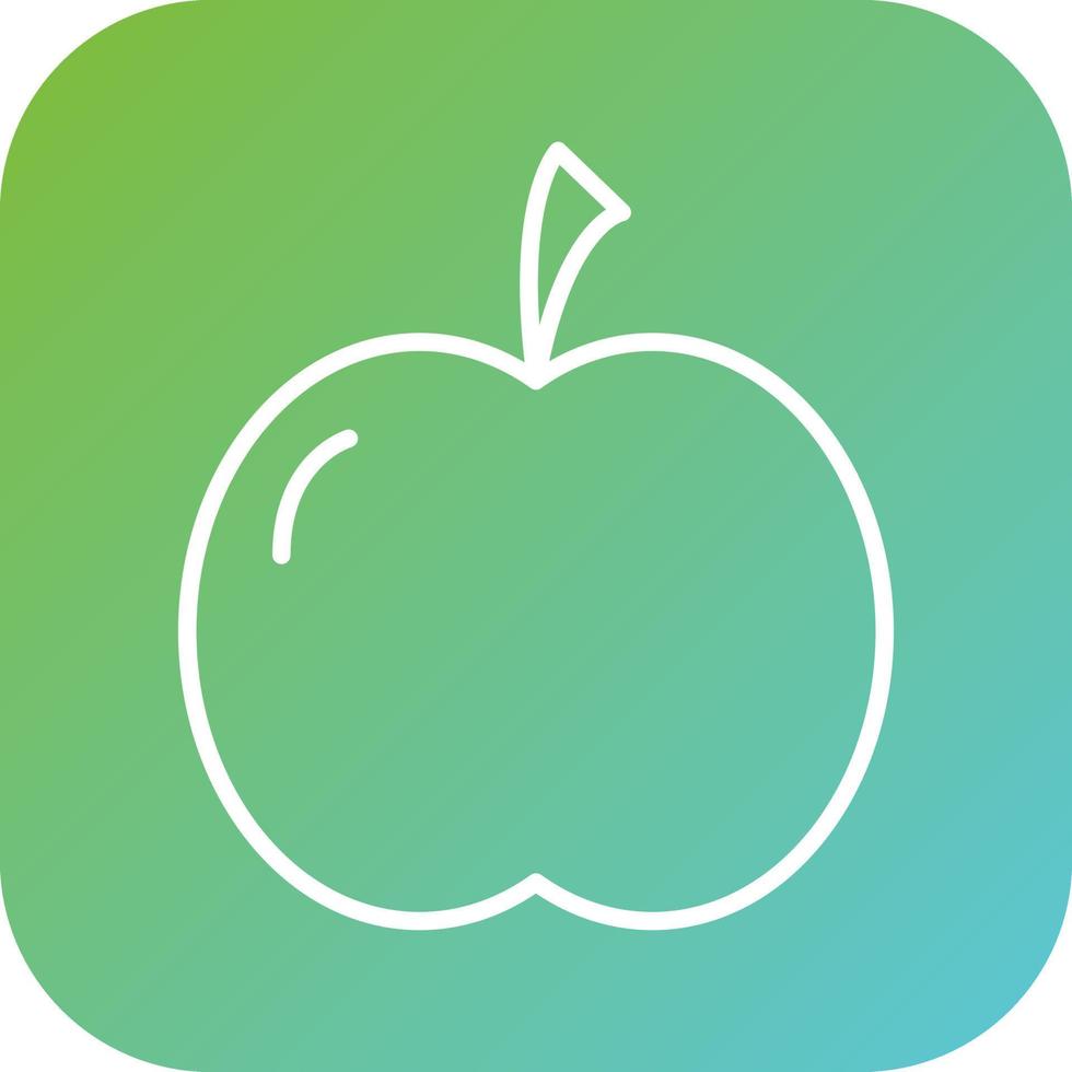 Apfel Vektor Symbol Stil