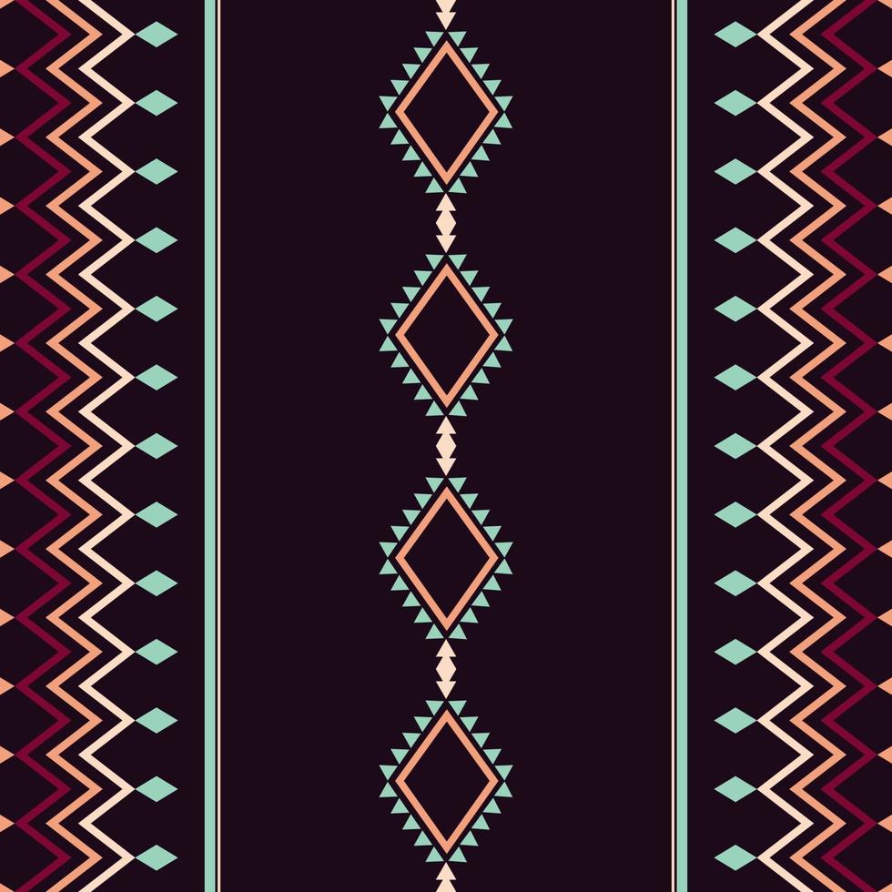 etniska sömlösa mönster aztec tribal konst tyg tryck, hem dekoration, tapeter, tyg. vektor