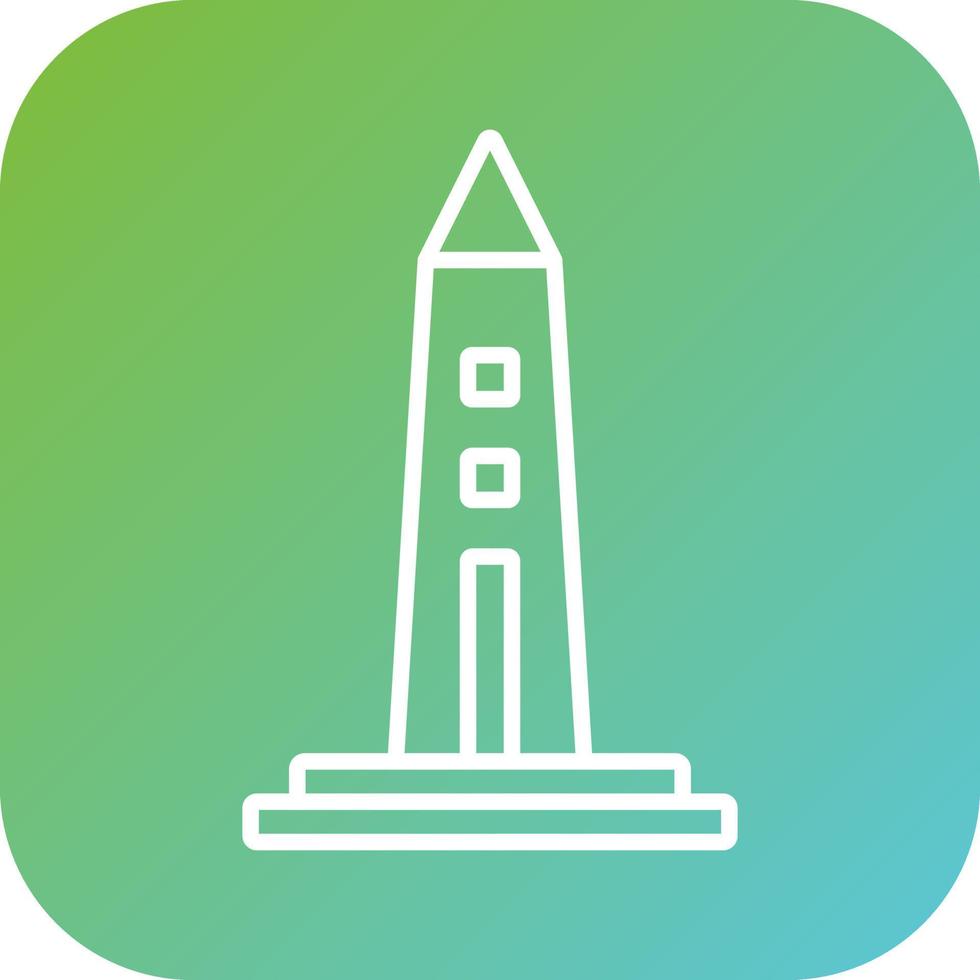 obelisk vektor ikon stil