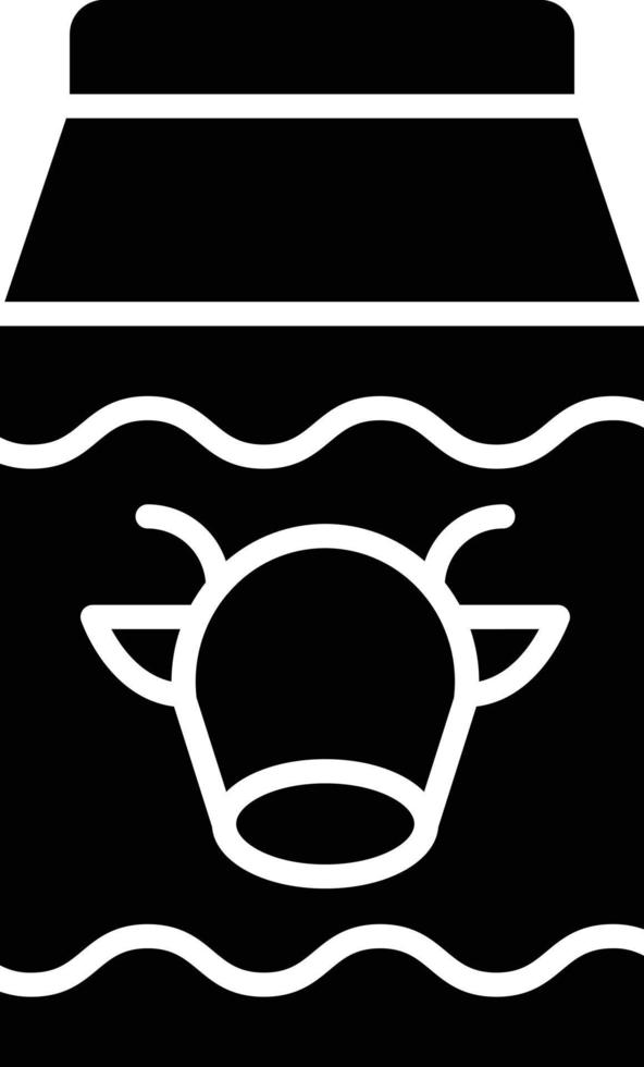 Vektor Design Milch Symbol Stil