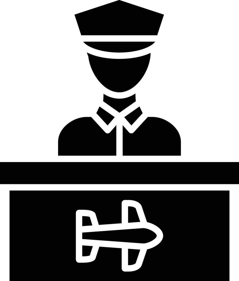 Vektor Design Sicherheit Steuerung Symbol Stil