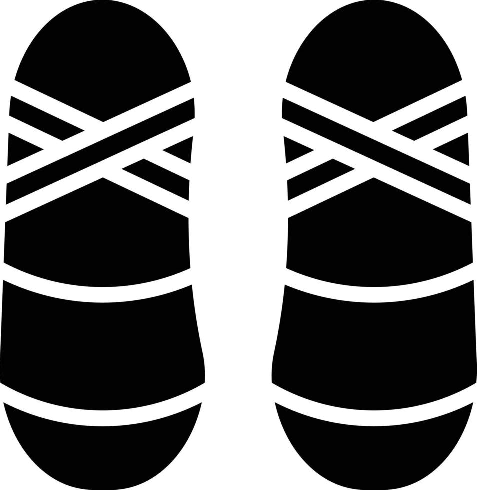 Ballett Schuhe Vektor Symbol Stil