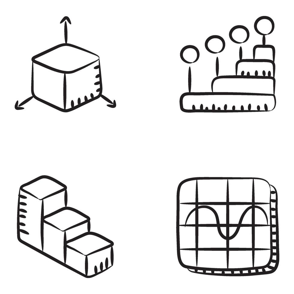 Unternehmensdiagramme und Infografiken vektor