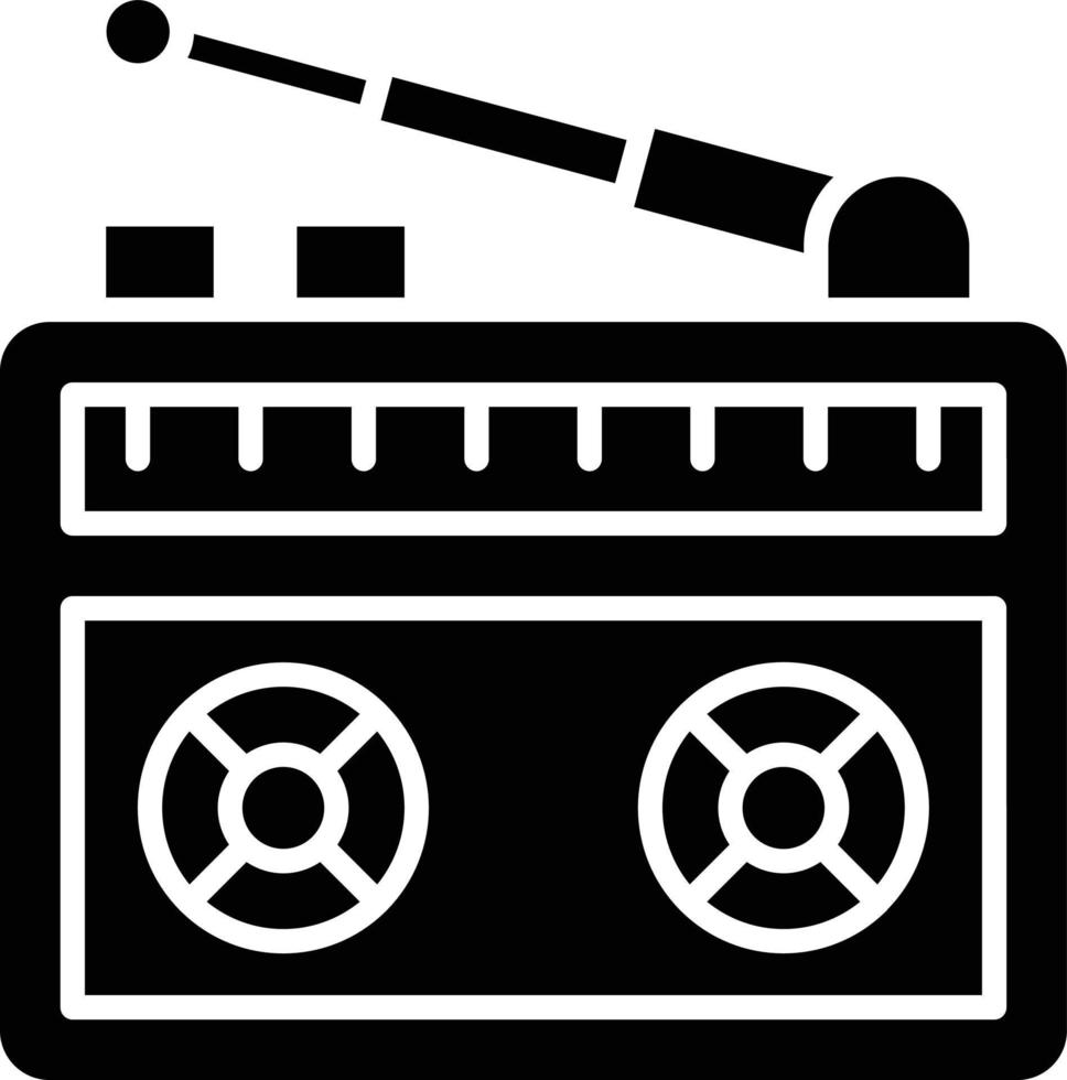 Vektor Design Radio Symbol Stil