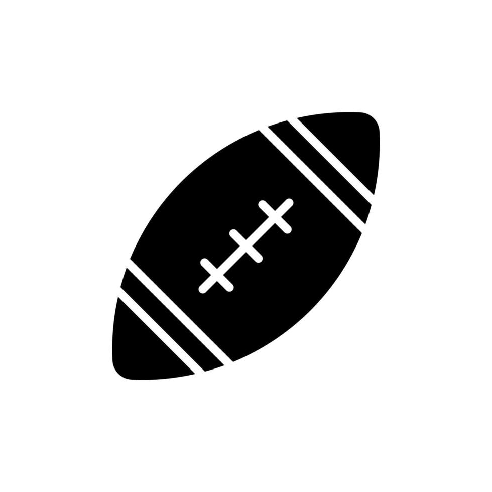 amerikan fotboll ikon vektor design mallar isolerat på vit bakgrund