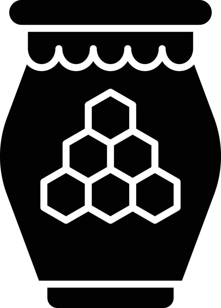 Vektor Design Honig Symbol Stil