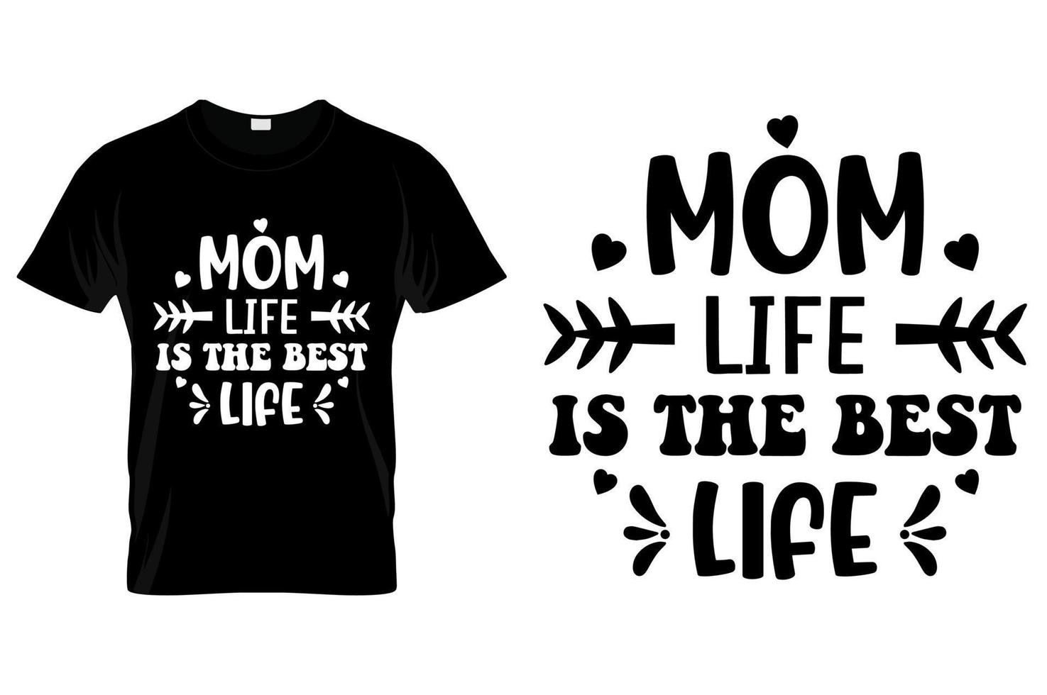 Typografie Mama T-Shirt Design Vektor Mutter Tag Zitate