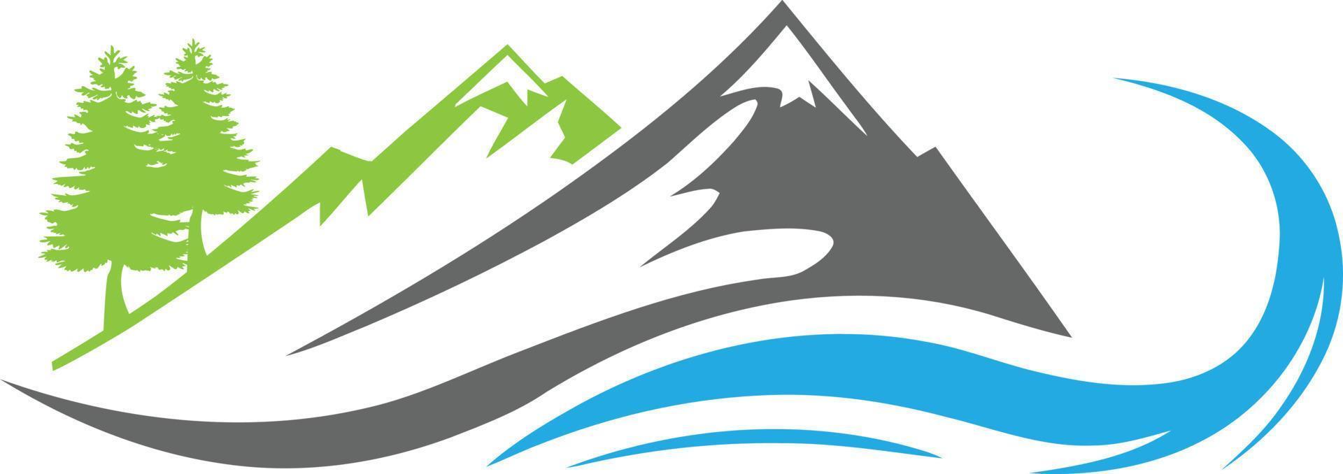Berg Logo Design vektor