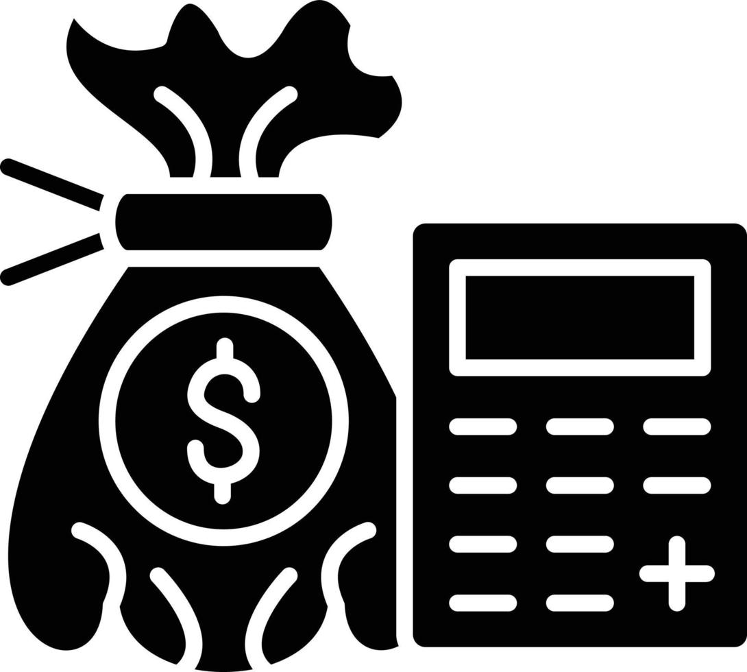 Vektor Design Budget Symbol Stil