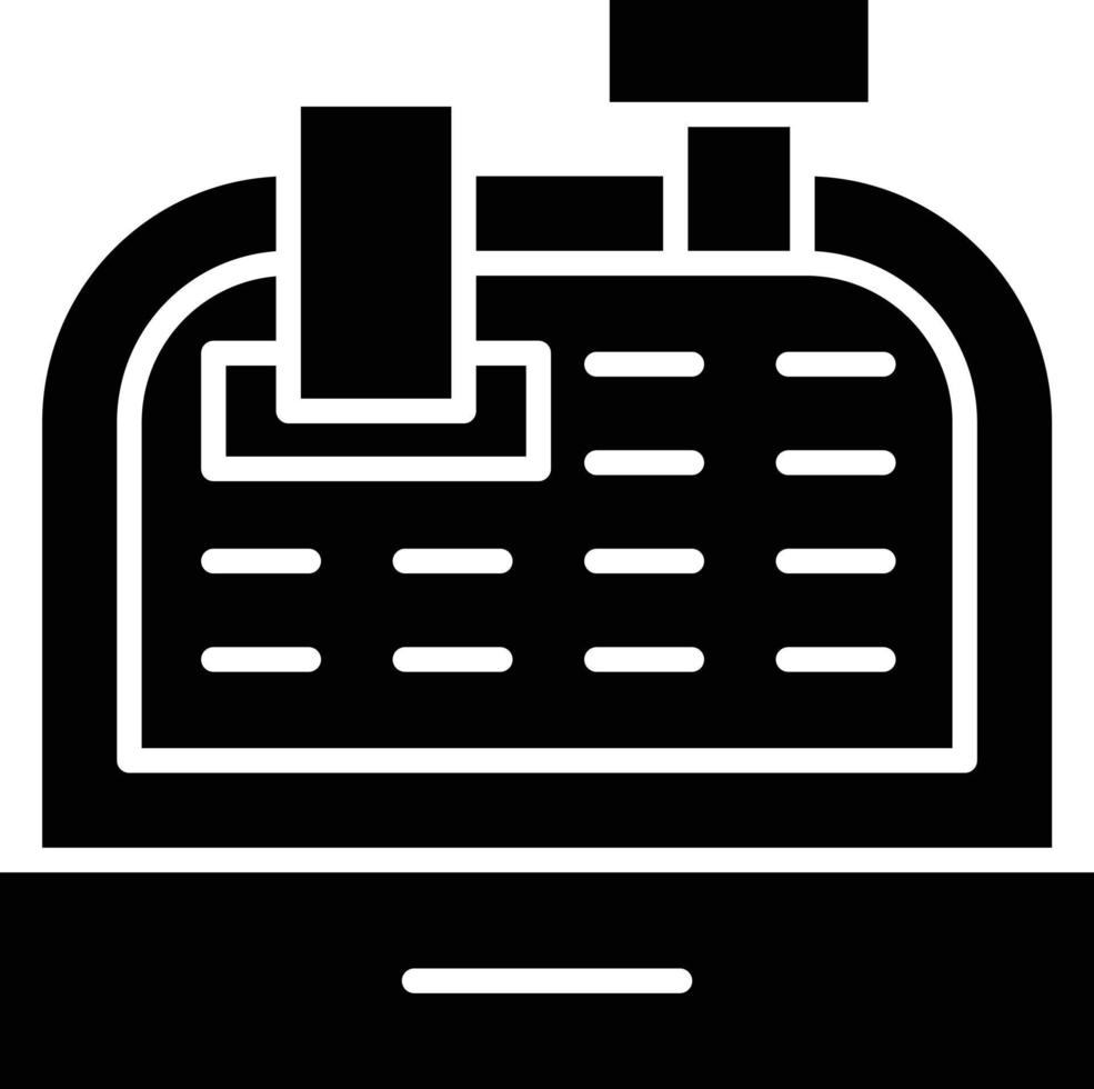 Vektor Design Kasse registrieren Symbol Stil