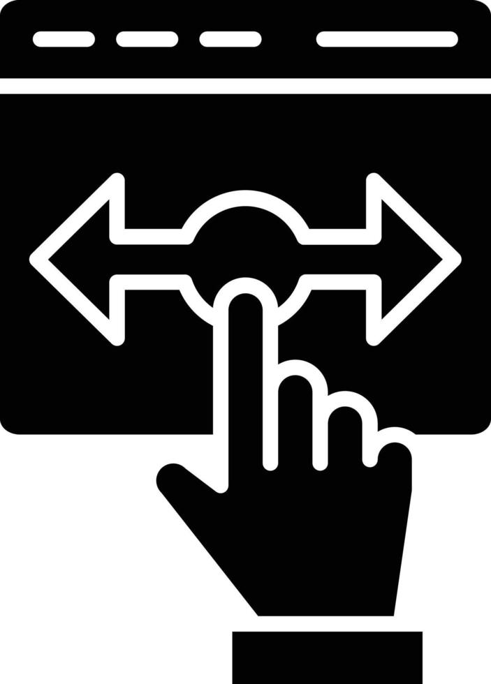 Vektor Design rutschen Symbol Stil