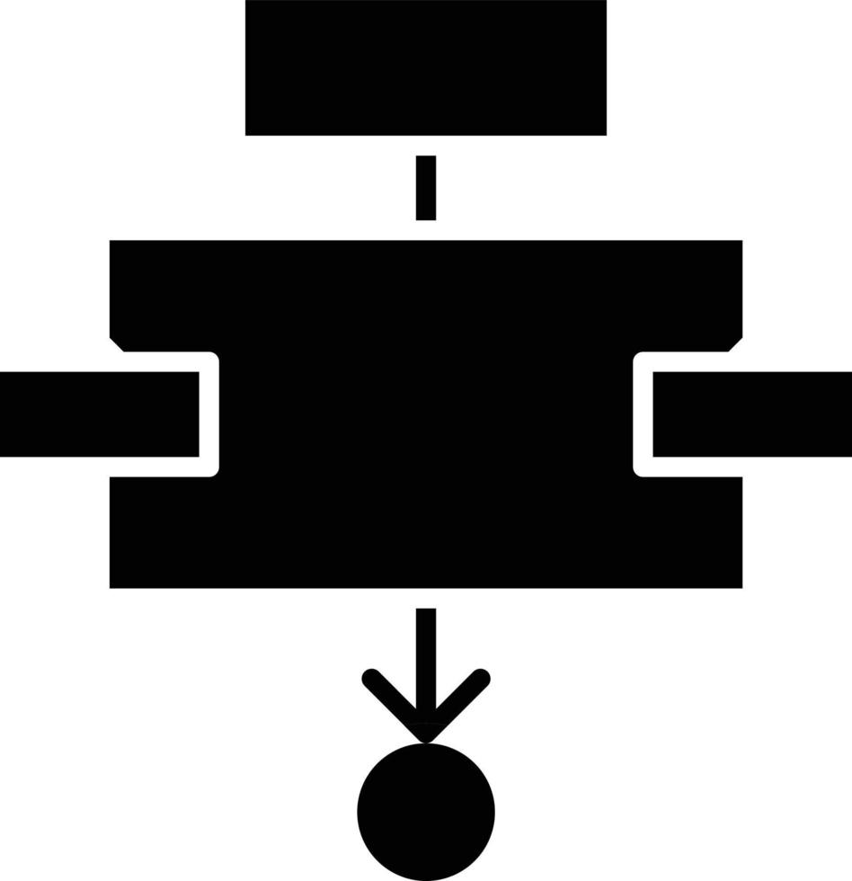 Vektor Design Arbeitsablauf Symbol Stil