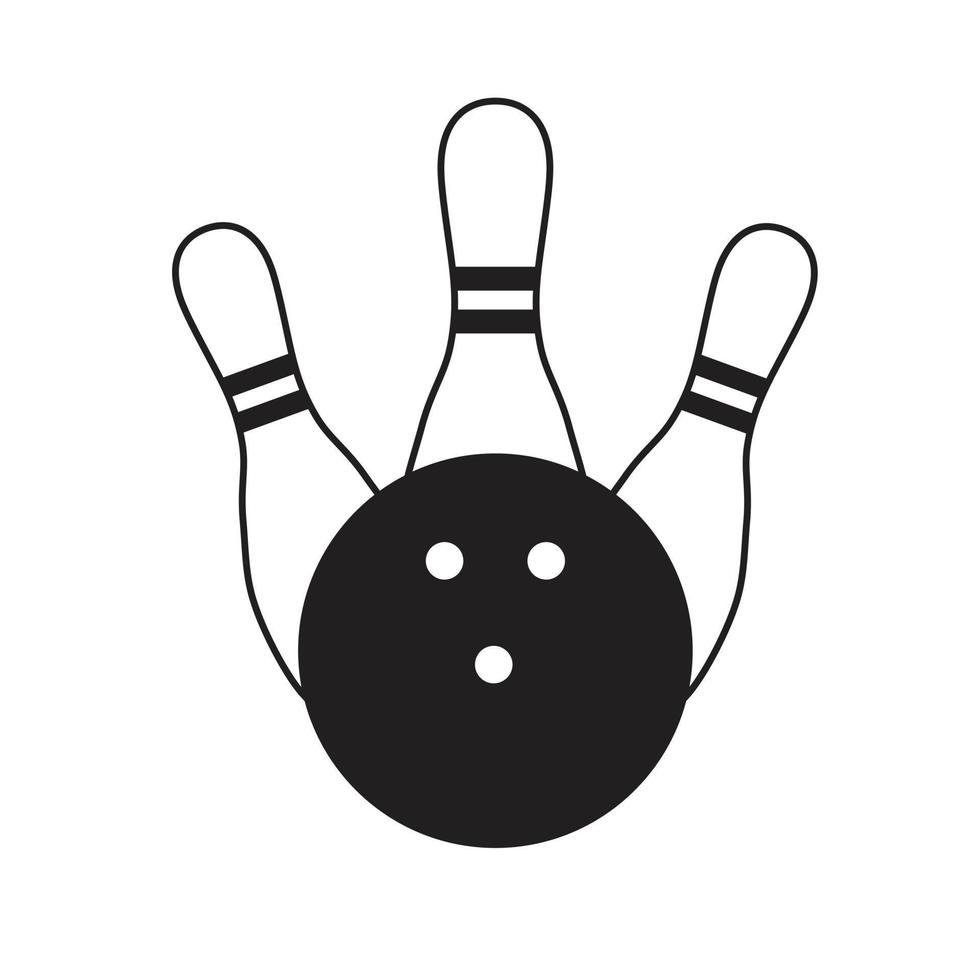 Vektor Bowling Illustration