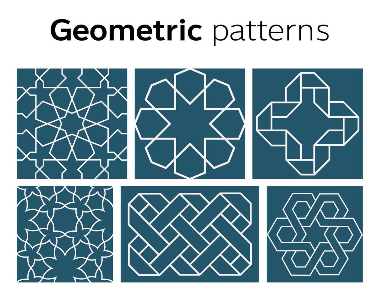 geometrisches Musterdesign in der Vektorillustration vektor