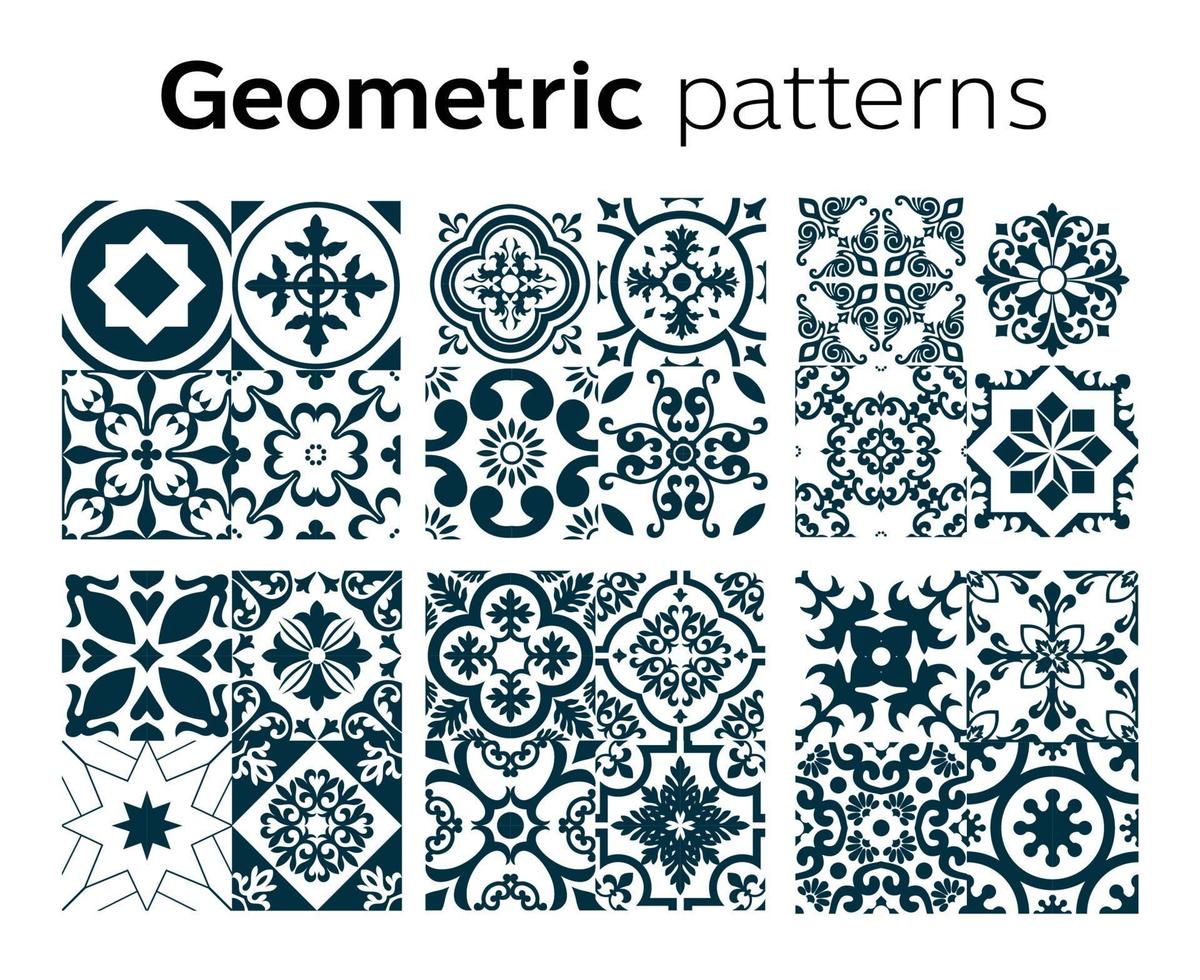 geometriska mönster design i vektorillustration vektor