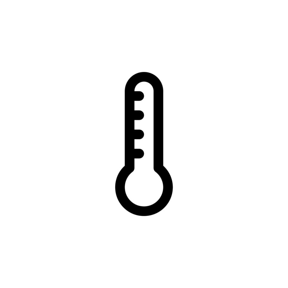 Thermometer Symbol Vektor zum irgendein Zwecke