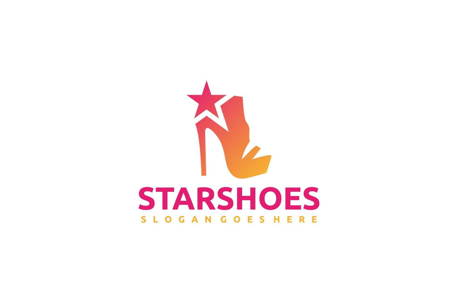 Frauen Schuhe Logo vektor