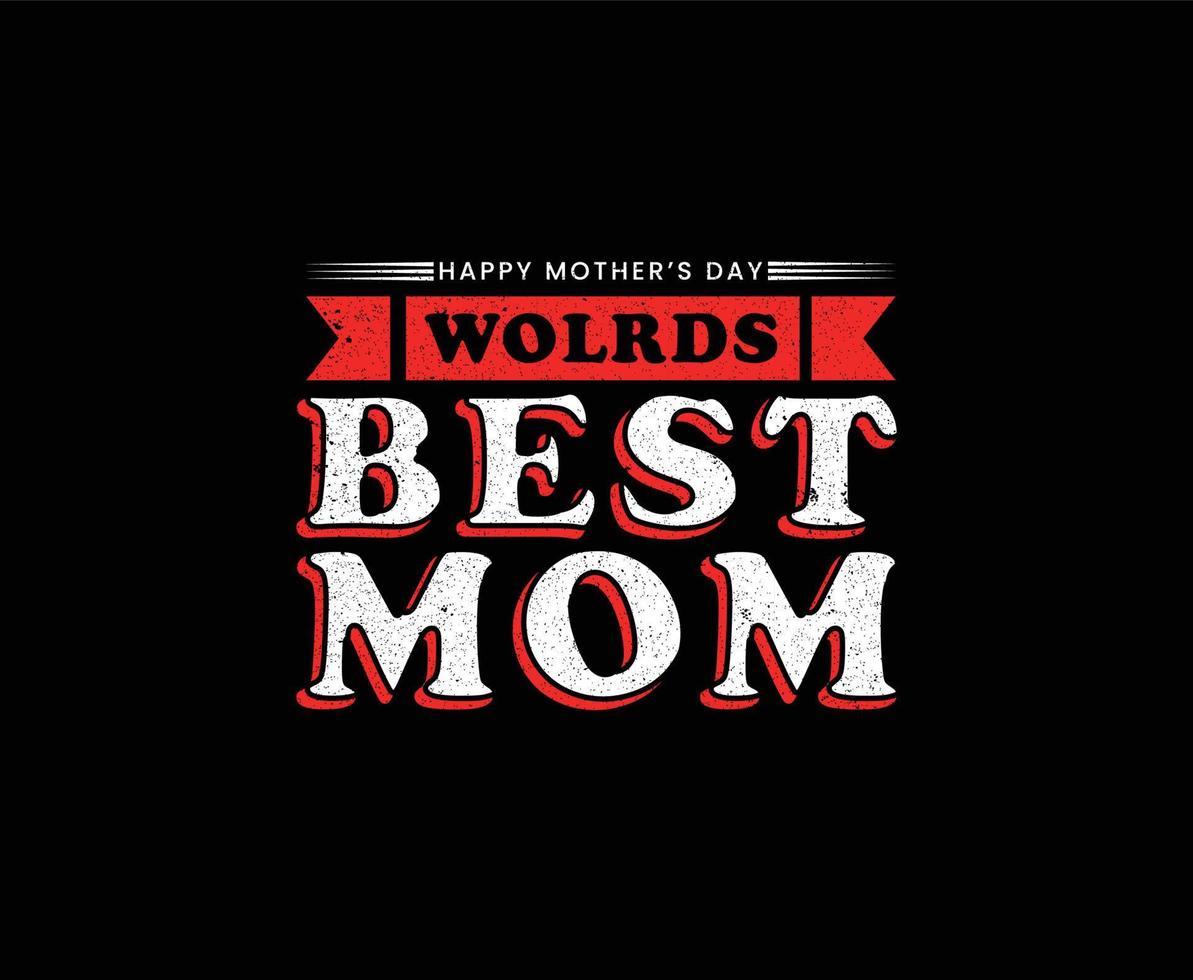 Welten Beste Mama Typografie Vektor T-Shirt Design