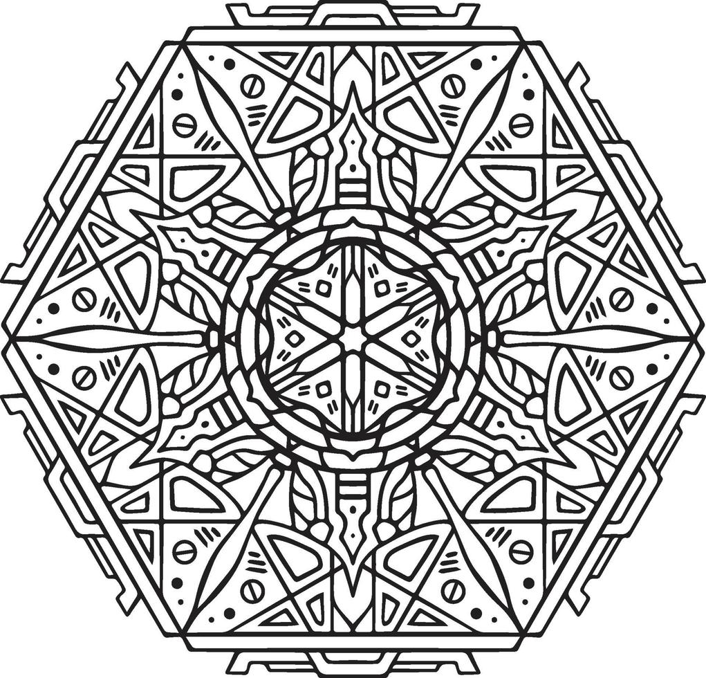 lyx elegant unik indisk främmande mandala tatuering design för bokomslag visitkort vektor