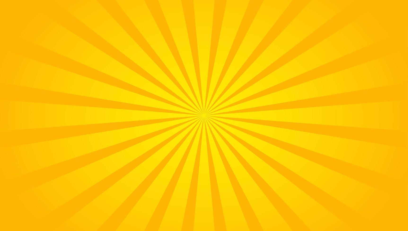gul Sol brista lutning bred vektor bakgrund
