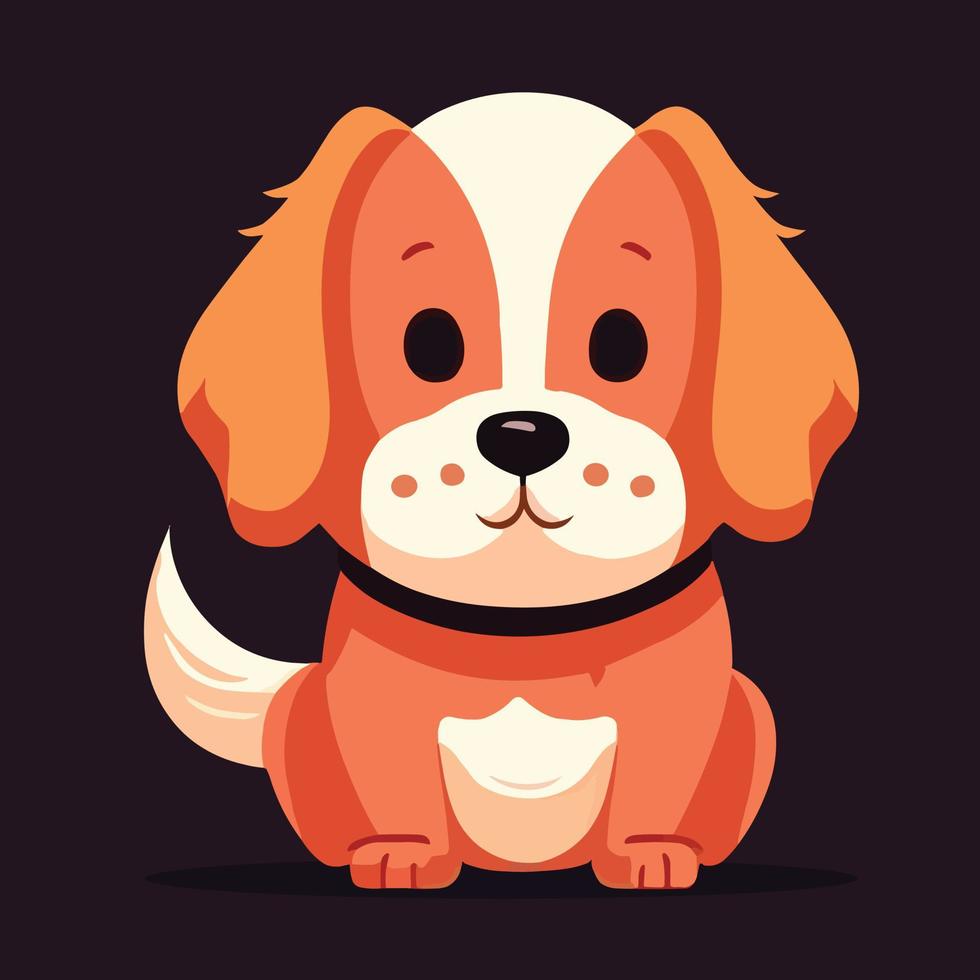 Vektor süß Hund Logo
