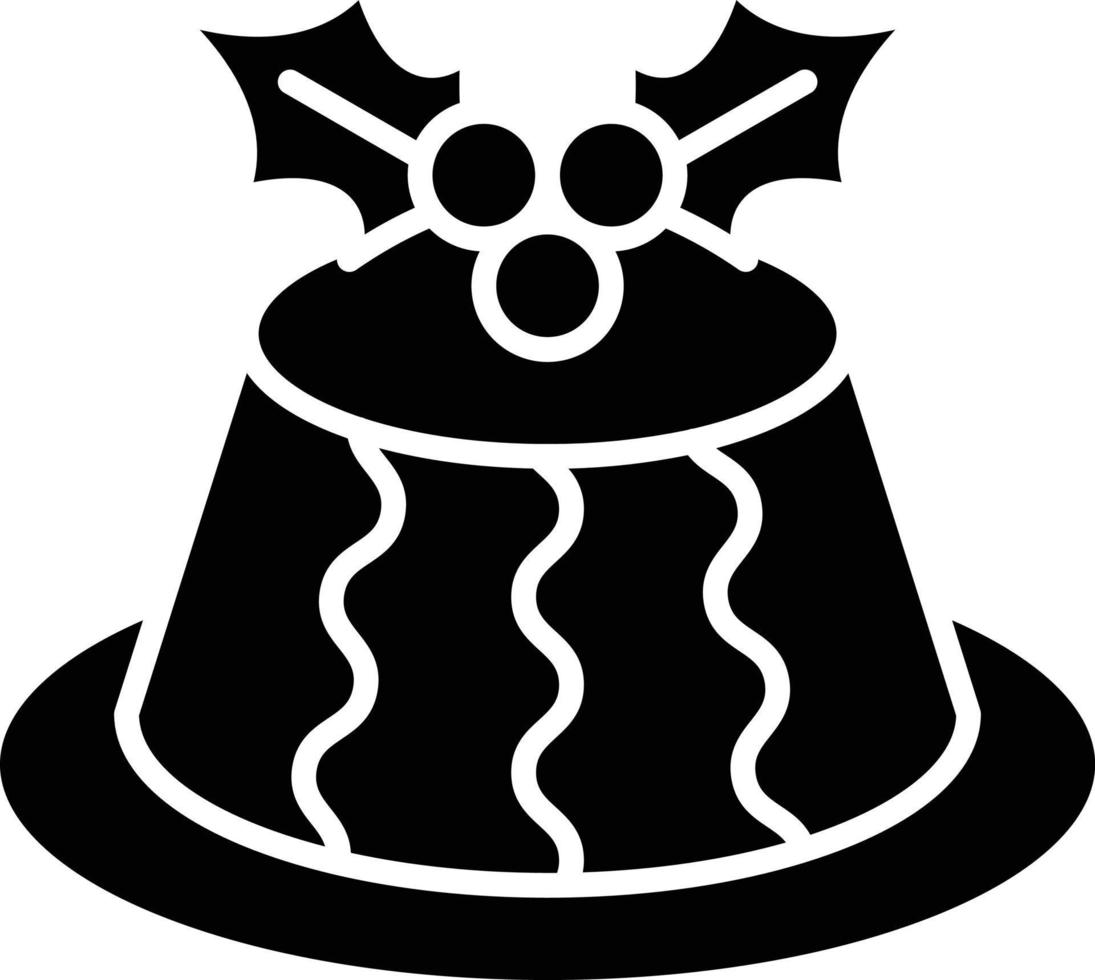 Vektor Design Pudding Symbol Stil