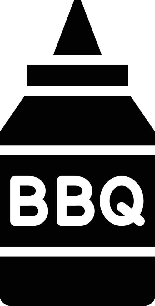 bbq sås vektor ikon stil