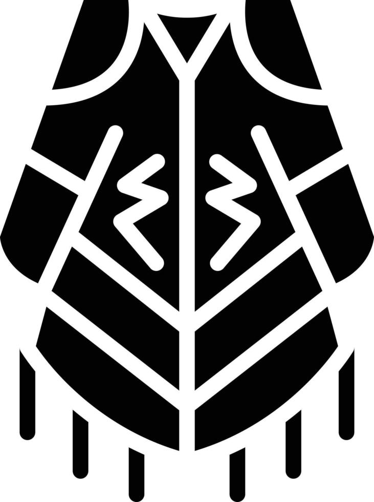 Poncho Vektor Symbol Stil