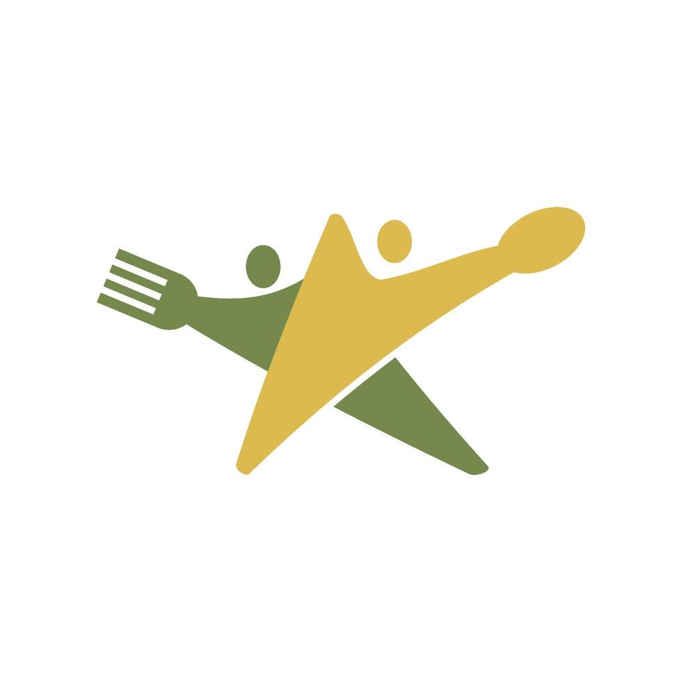 Restaurant Service abstrakte Logo-Vorlage Symbol Symbol vektor