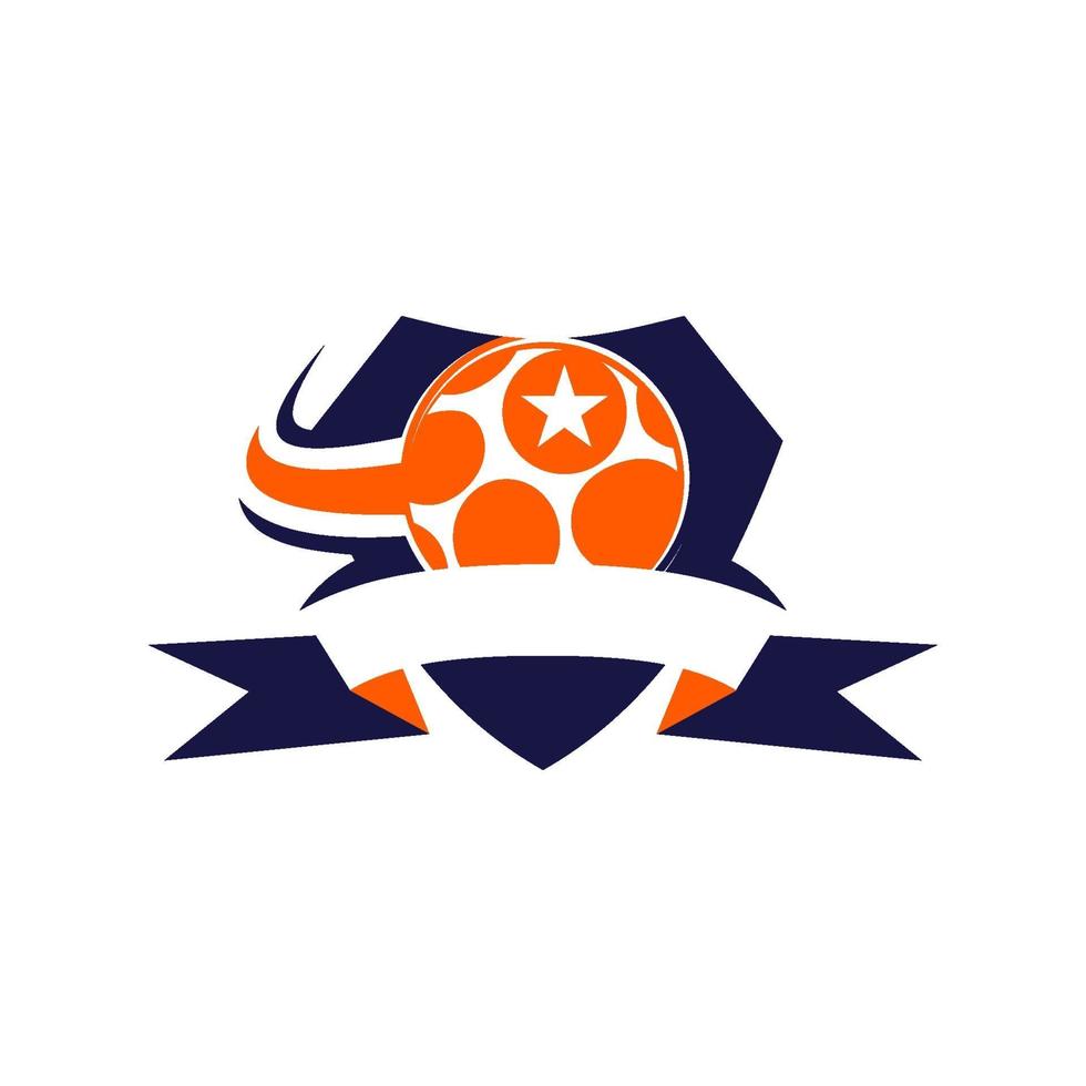 fotboll fotboll badge logo design mallar sport vektor