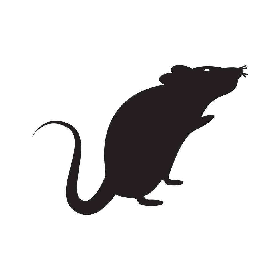 mus djur- symbol enkel ikon, illustration design mall vektor