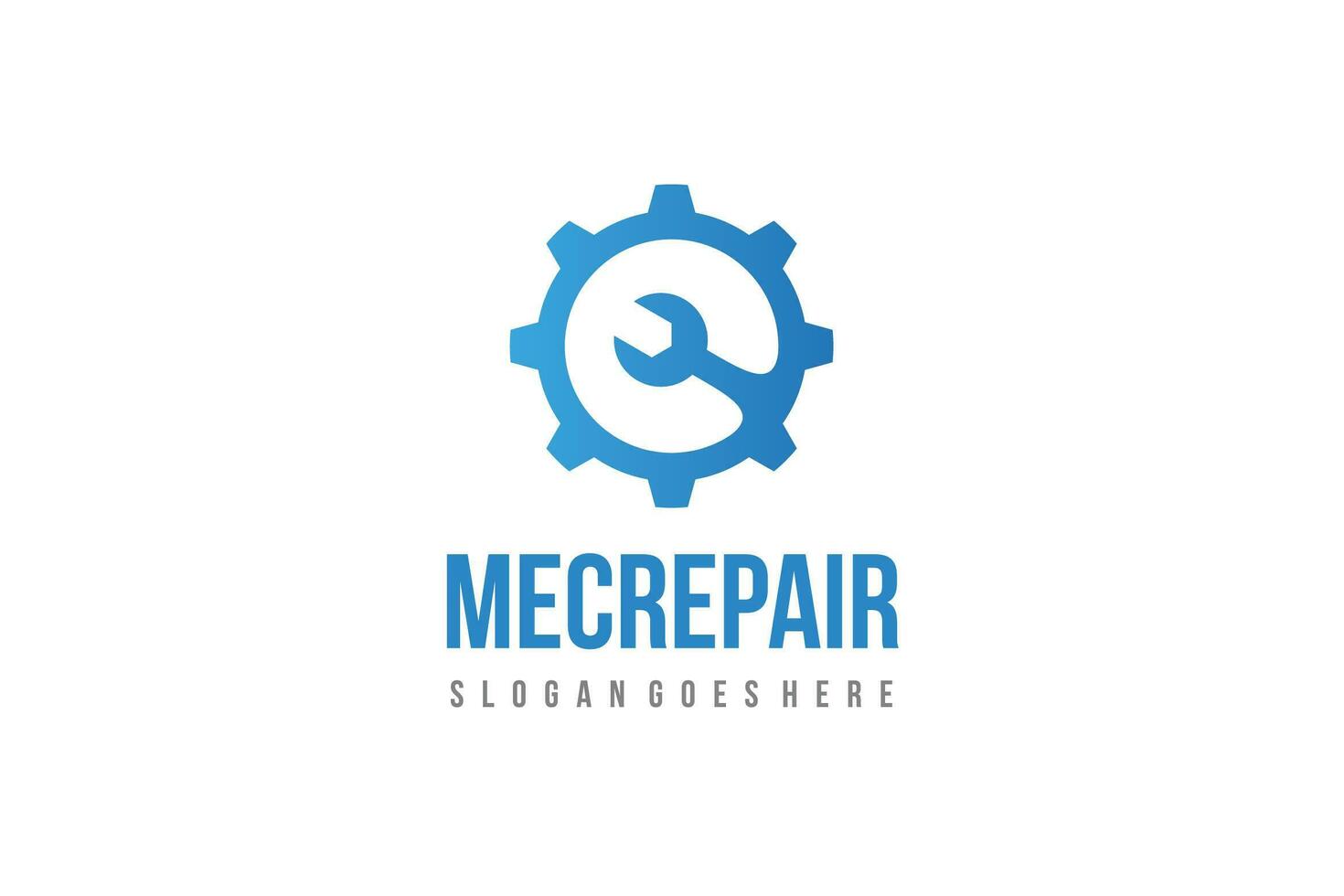 Mechaniker Reparatur Logo vektor