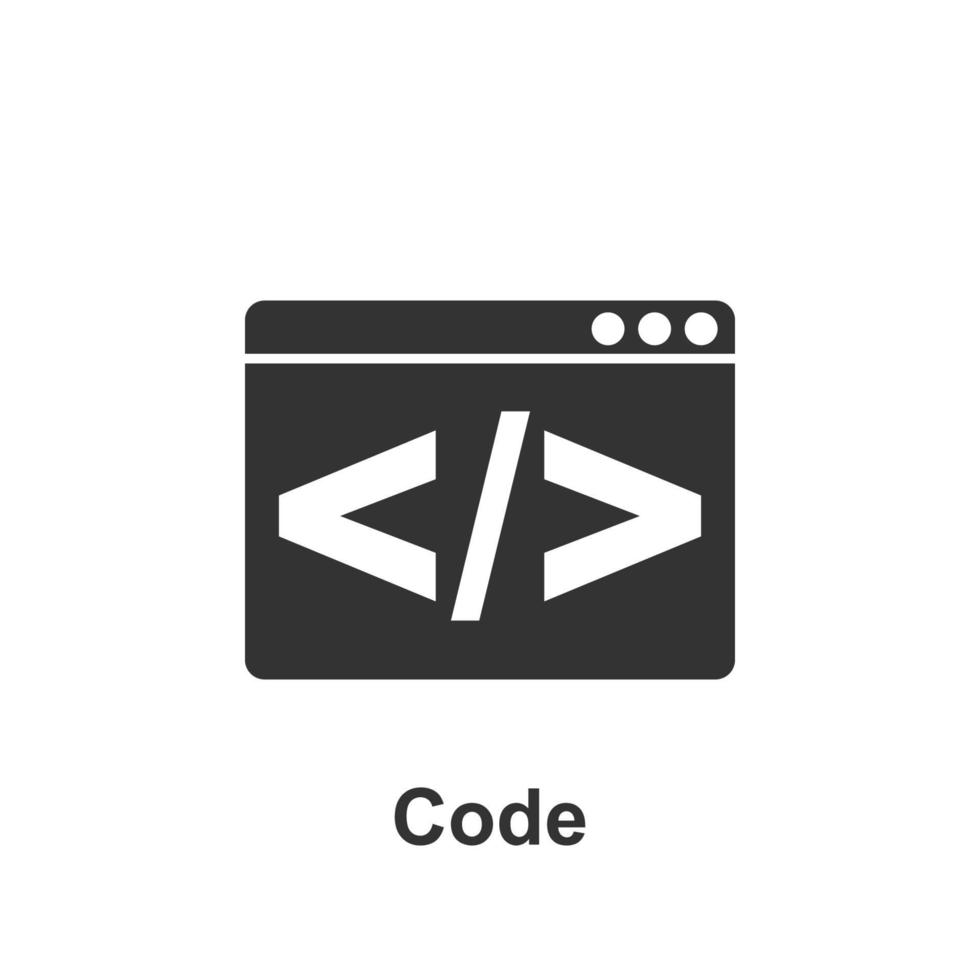 online Marketing, Code Vektor Symbol