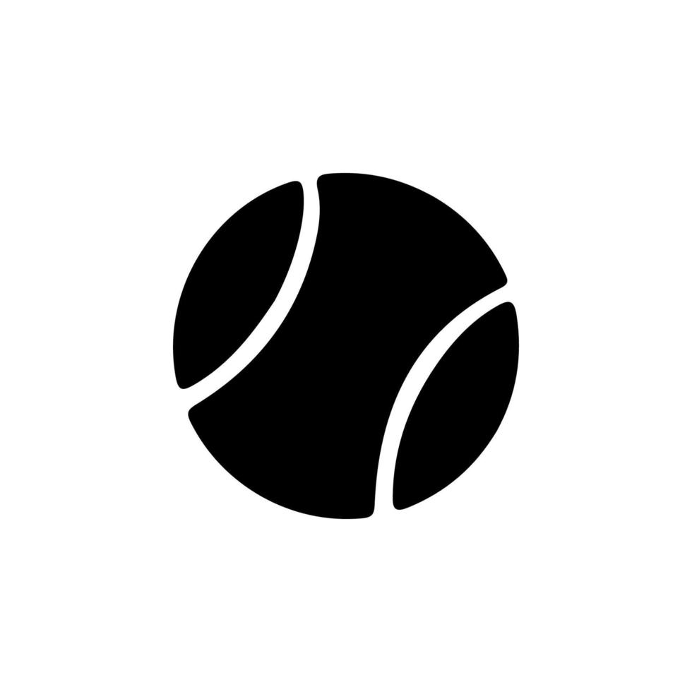 tennis boll vektor ikon