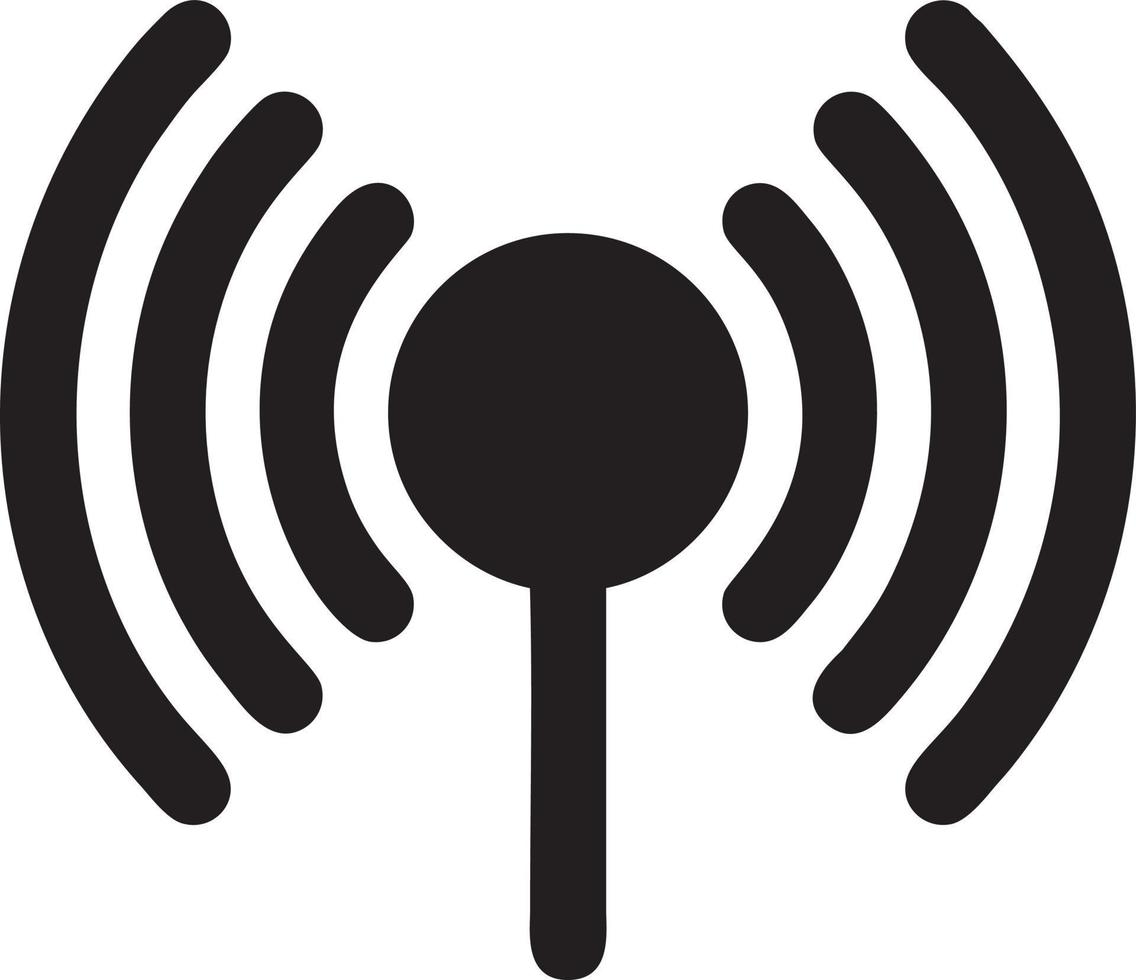 signal kommunikation information förbindelse trådlös ikon symbol vektor bild, illustration av de nätverk wiFi i svart bild. eps 10