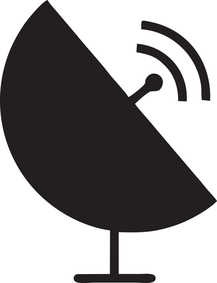 Signal Kommunikation Information Verbindung kabellos Symbol Symbol Vektor Bild, Illustration von das Netzwerk W-lan im schwarz Bild. eps 10