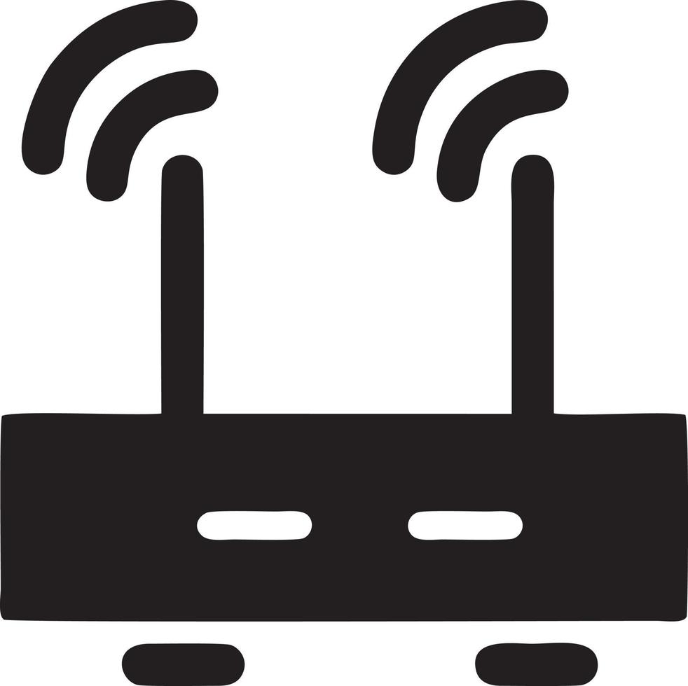 signal kommunikation information förbindelse trådlös ikon symbol vektor bild, illustration av de nätverk wiFi i svart bild. eps 10