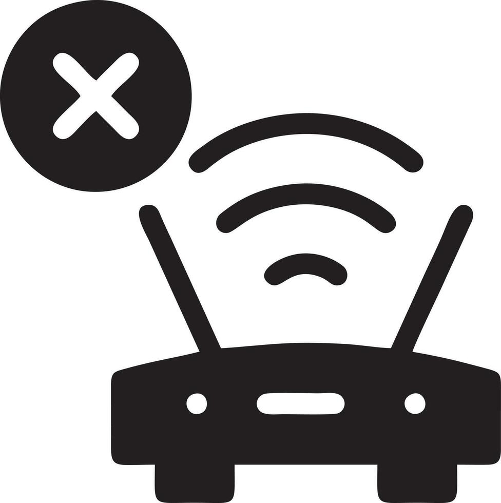 signal kommunikation information förbindelse trådlös ikon symbol vektor bild, illustration av de nätverk wiFi i svart bild. eps 10