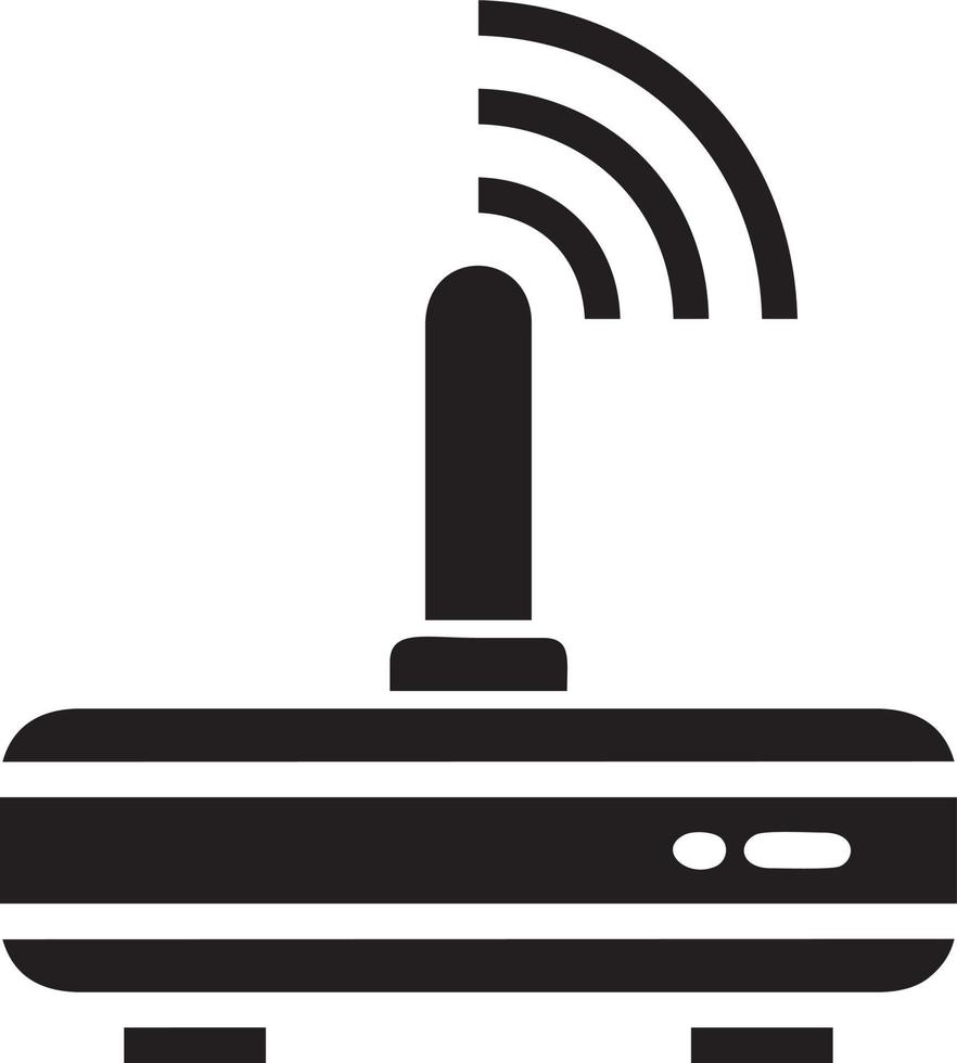 signal kommunikation information förbindelse trådlös ikon symbol vektor bild, illustration av de nätverk wiFi i svart bild. eps 10