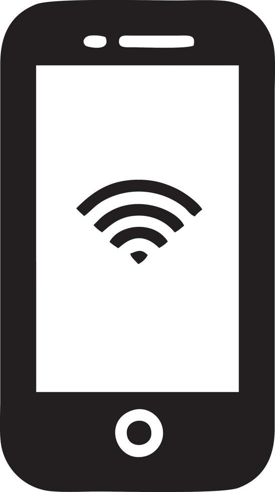 signal kommunikation information förbindelse trådlös ikon symbol vektor bild, illustration av de nätverk wiFi i svart bild. eps 10