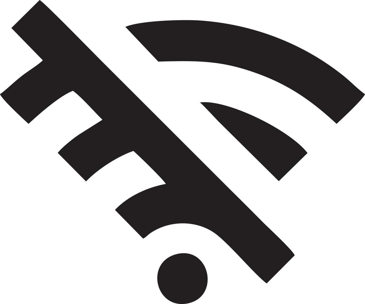 signal kommunikation information förbindelse trådlös ikon symbol vektor bild, illustration av de nätverk wiFi i svart bild. eps 10